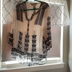 Black and white shirt